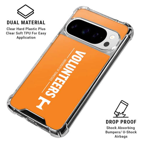 University of Tennessee-Knoxville UT Volunteers Google Pixel 10 Pro XL Clear Case